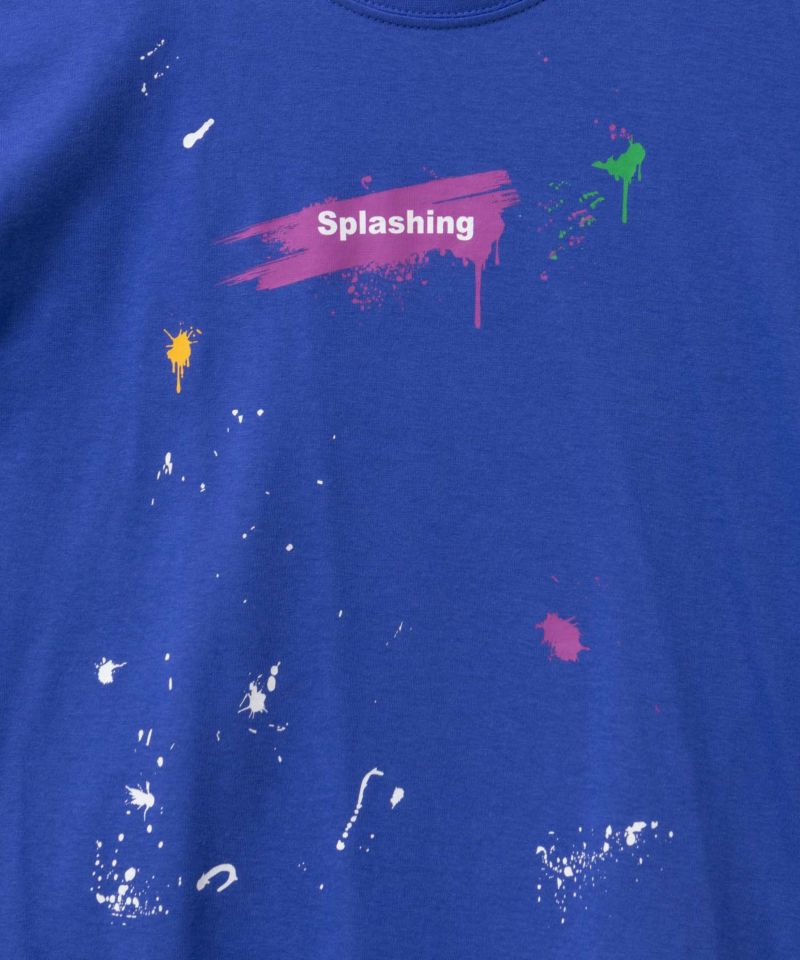 T-GRAPHICS  ペイントプリント長袖Tシャツ キッズ メール便 対応商品商品画像-7