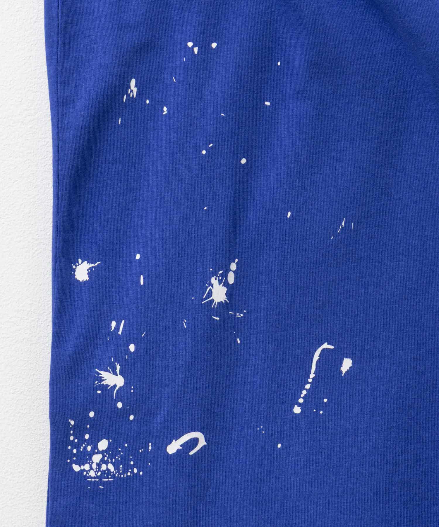 T-GRAPHICS ペイントプリント長袖Tシャツ キッズ メール便 対応商品