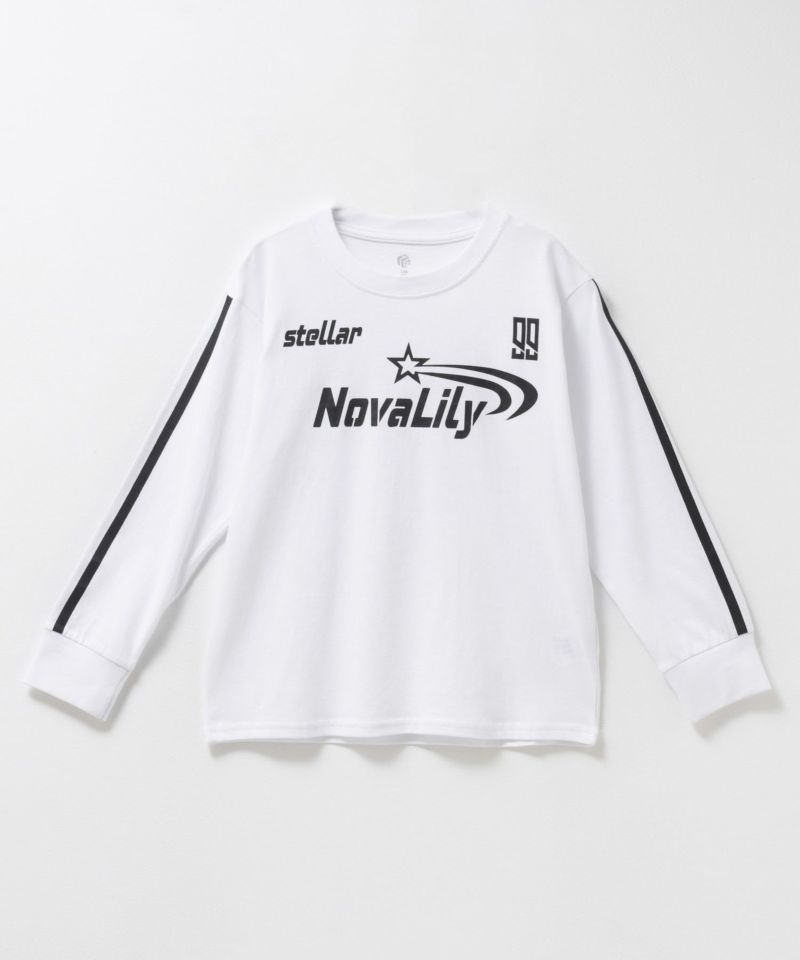 T-GRAPHICS  袖ライン長袖Tシャツ キッズ メール便 対応商品商品画像-1