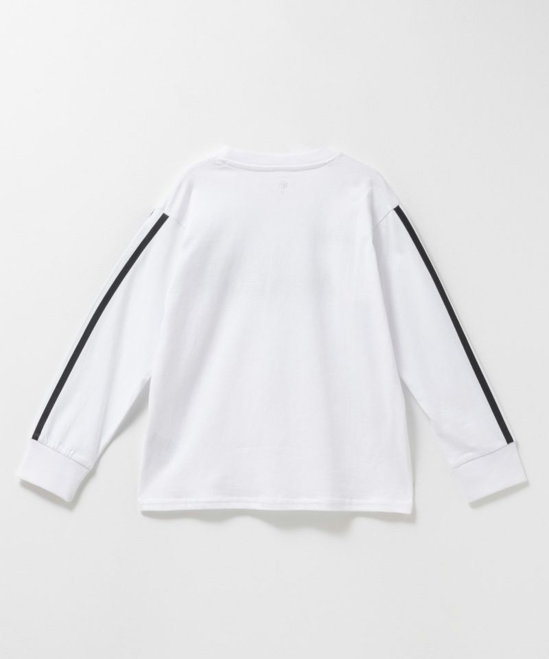 T-GRAPHICS  袖ライン長袖Tシャツ キッズ メール便 対応商品商品画像-2