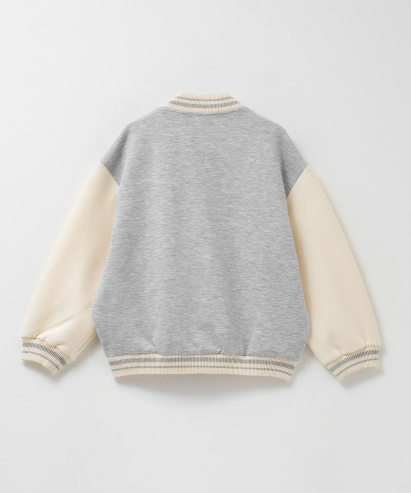 NAVY ポンチ素材 スタジャン キッズ商品画像-4