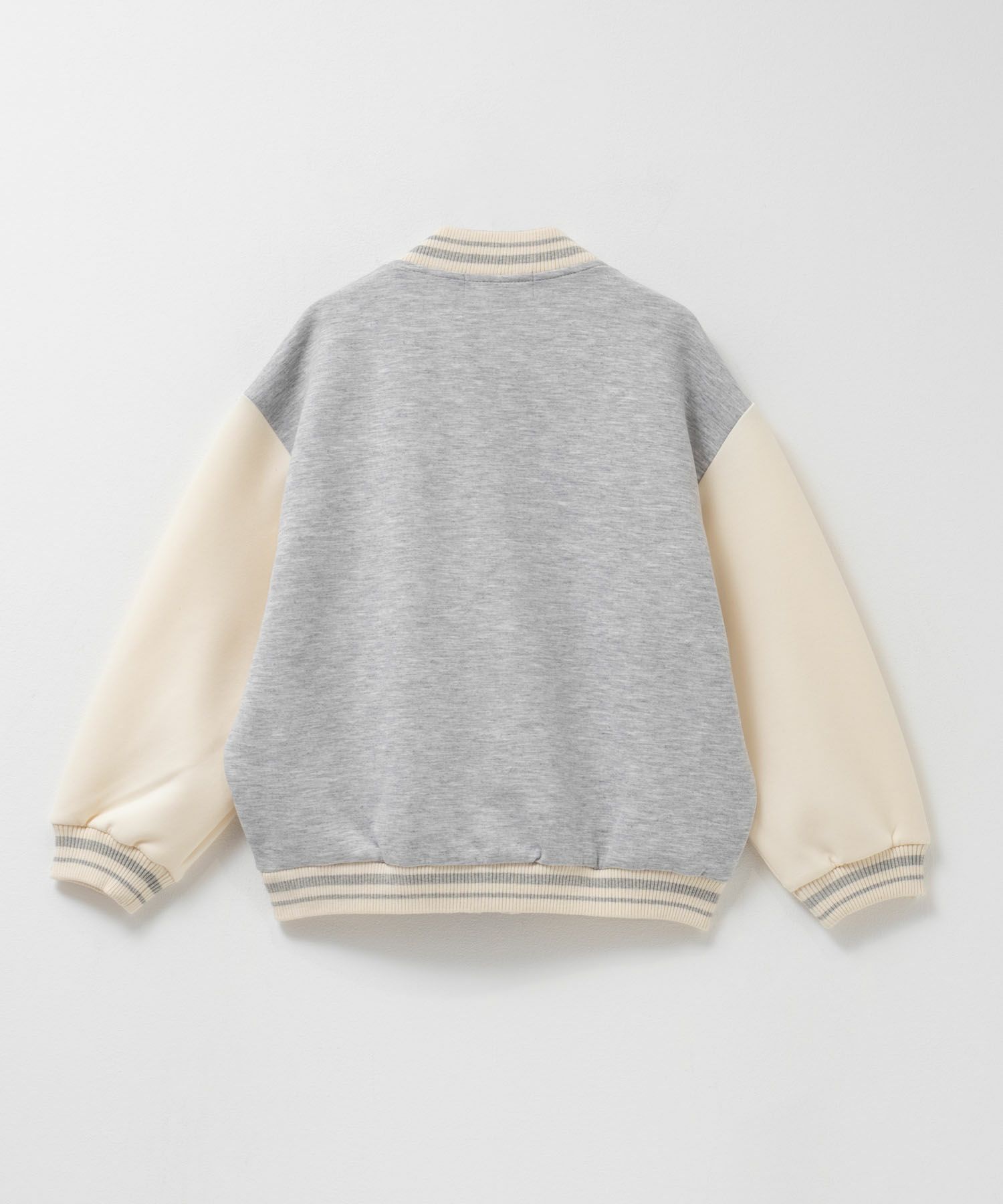 NAVY ポンチ素材 スタジャン キッズ