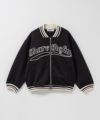 NAVY ポンチ素材 スタジャン キッズ