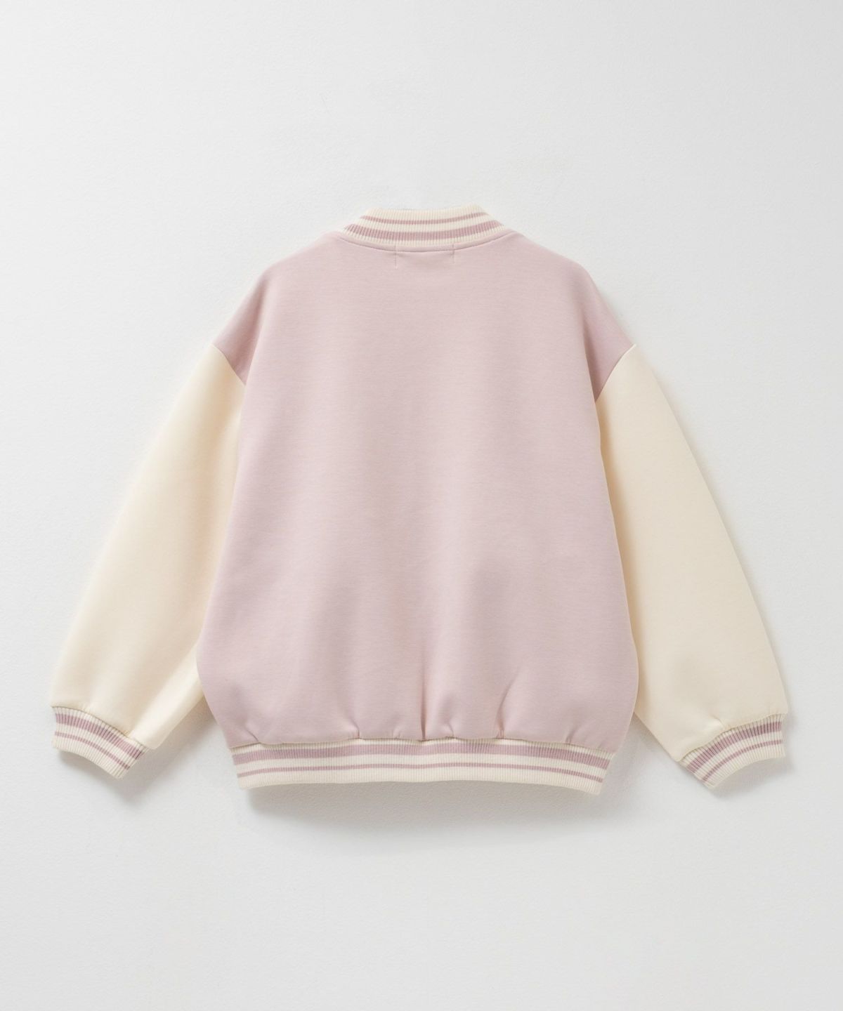 NAVY ポンチ素材 スタジャン キッズ