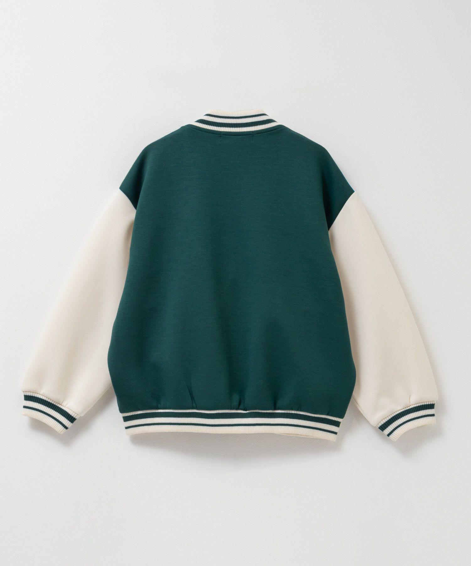 NAVY ポンチ素材 スタジャン キッズ