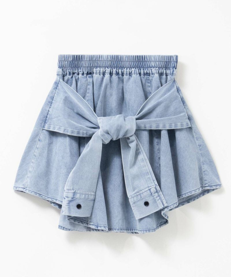 RICH MIX 前結びフェイクデザインスカート キッズ商品画像-1