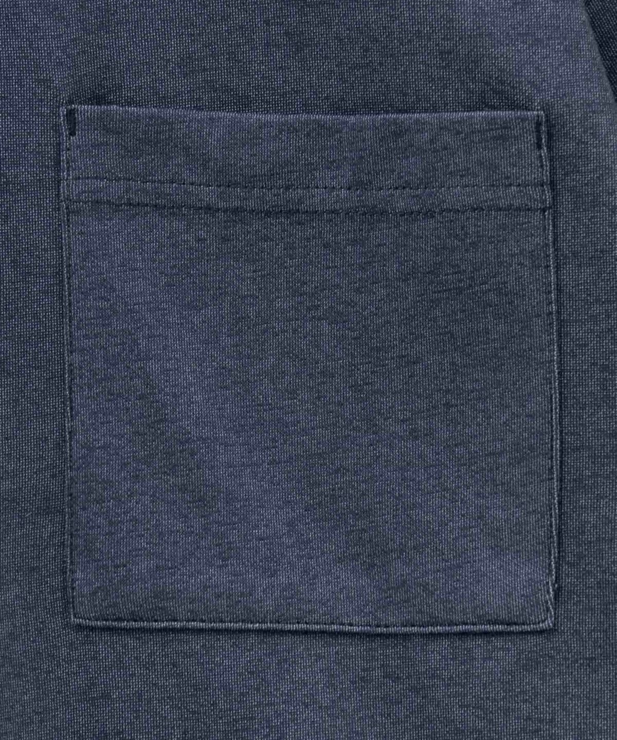 NAVY タフラク ポンチ素材ポケツキ長袖Tシャツ メンズ