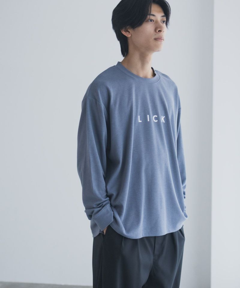 [期間限定価格]NAVY タフラク ポンチ素材プリント長袖Tシャツ メンズ商品画像-21