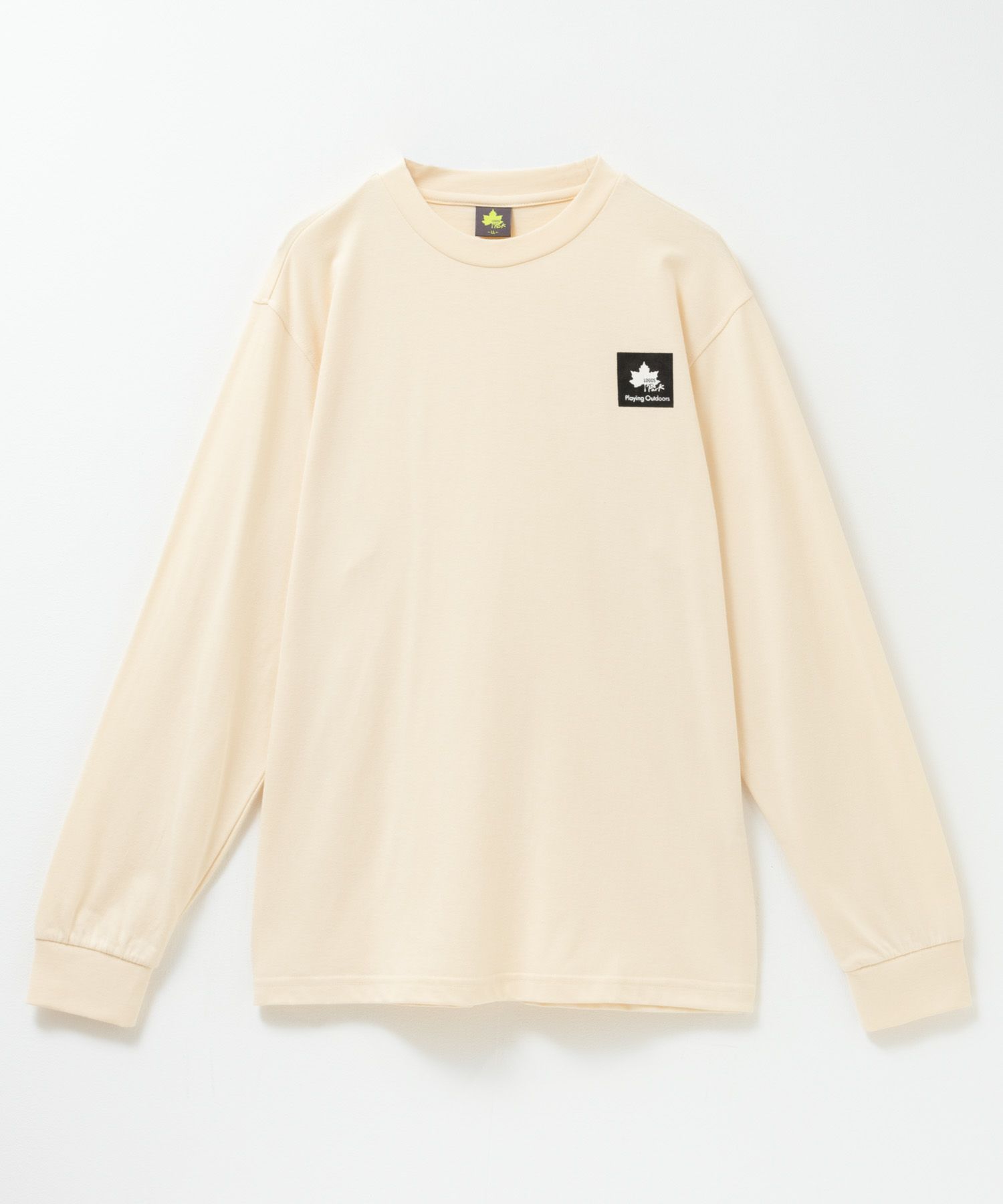 【WEB限定】LOGOS PARK ワンポイントロゴロングスリーブTシャツ メンズ