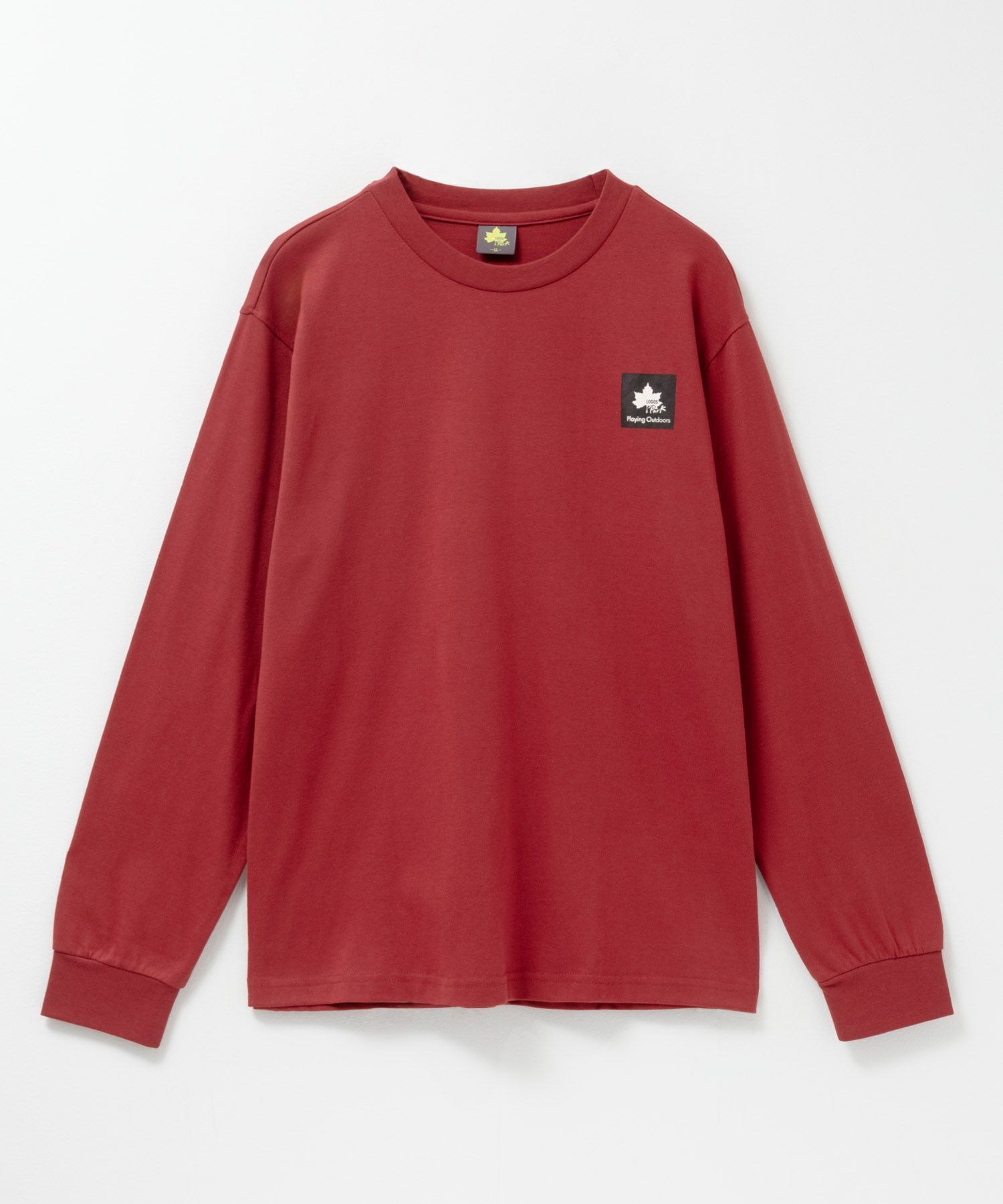 【WEB限定】LOGOS PARK ワンポイントロゴロングスリーブTシャツ メンズ