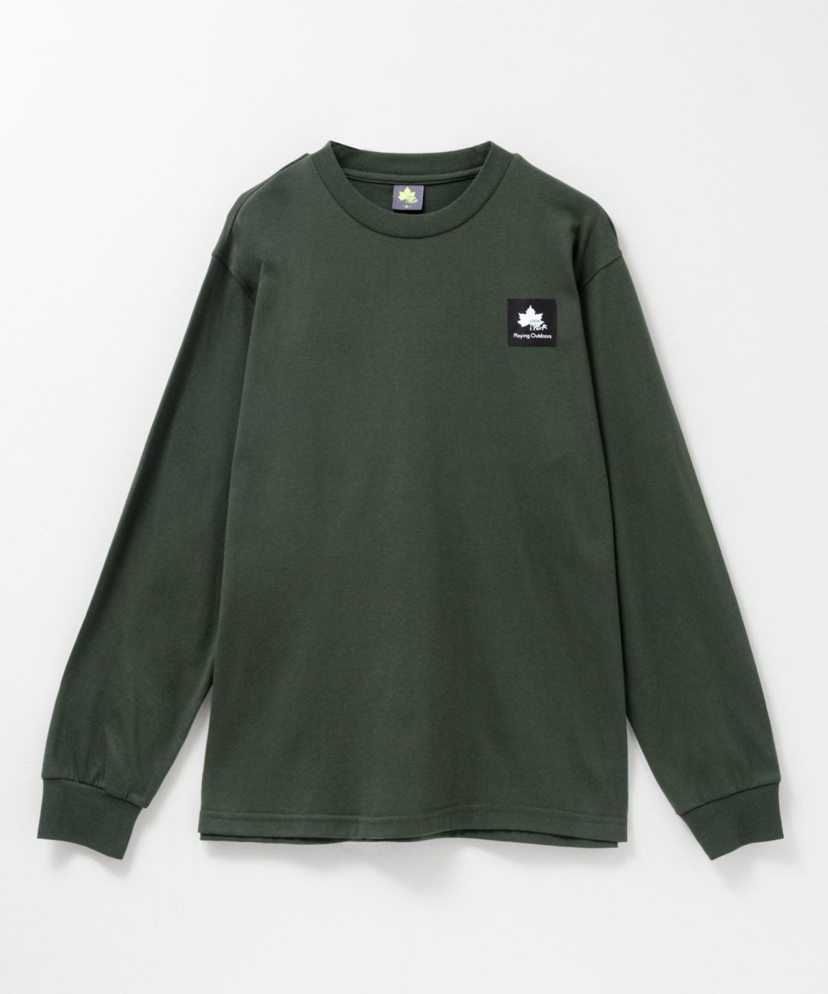 【WEB限定】LOGOS PARK ワンポイントロゴロングスリーブTシャツ メンズ