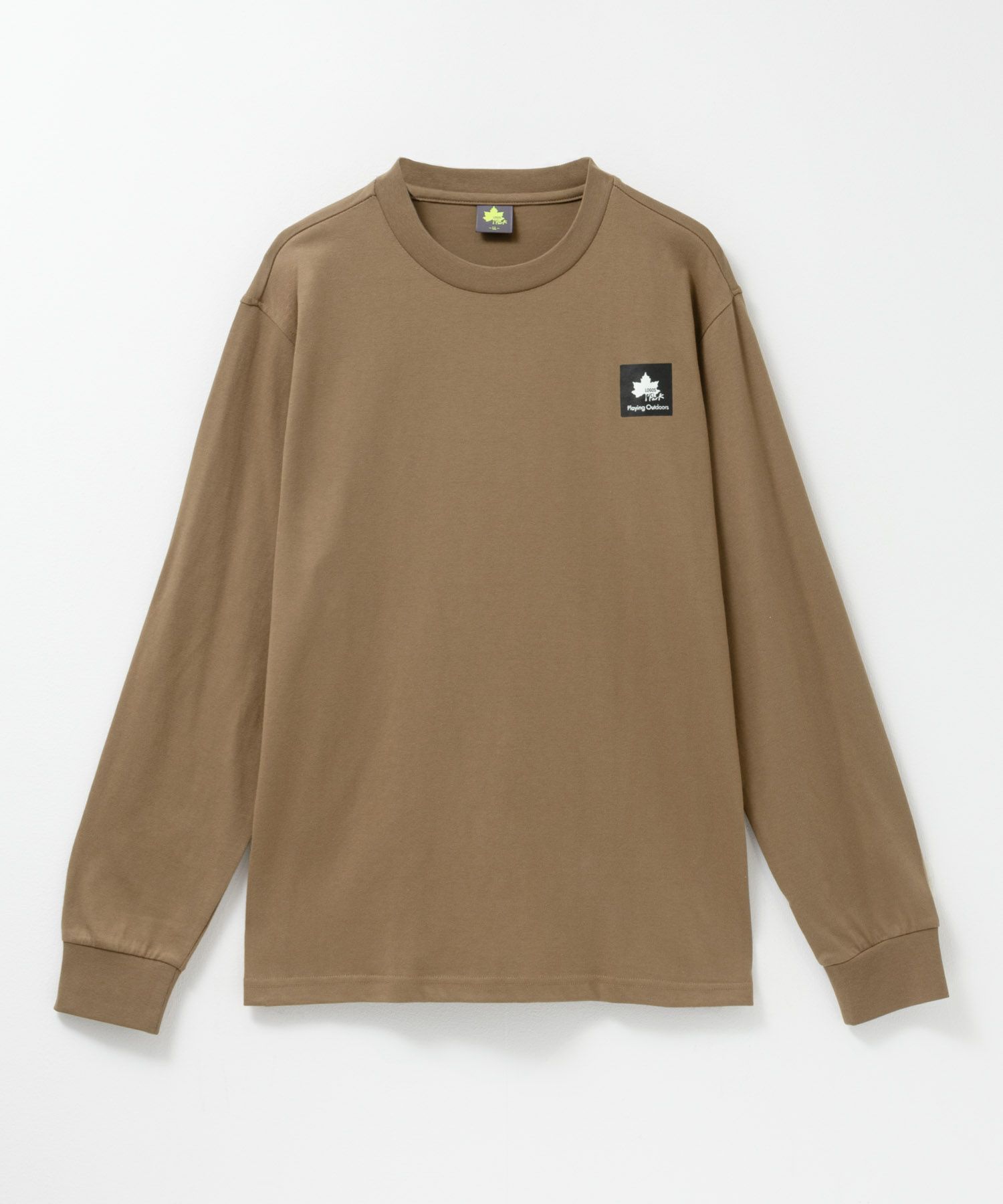 【WEB限定】LOGOS PARK ワンポイントロゴロングスリーブTシャツ メンズ