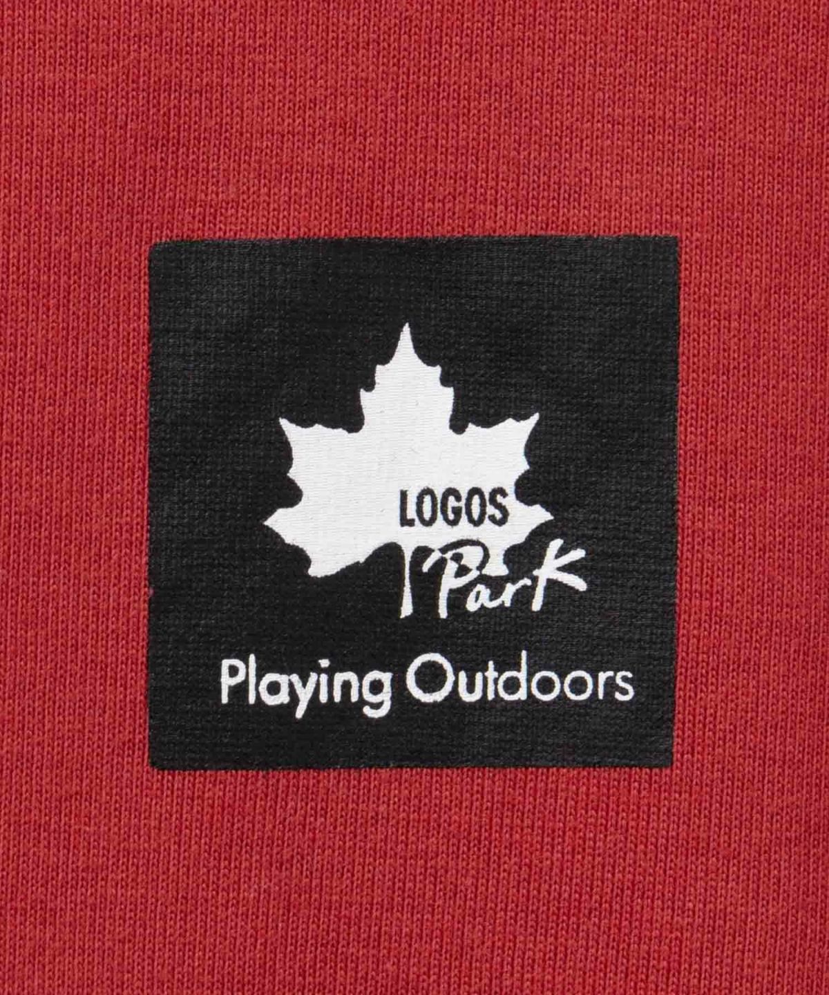 【WEB限定】LOGOS PARK ワンポイントロゴロングスリーブTシャツ メンズ