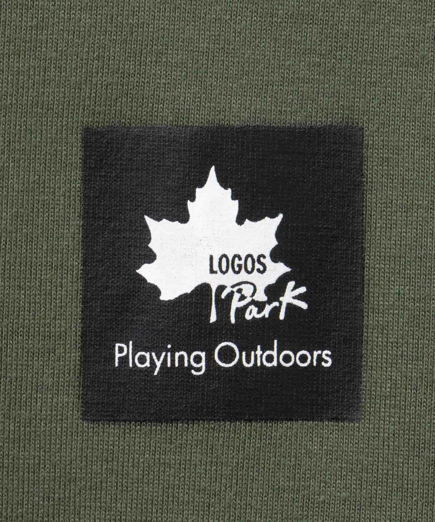 【WEB限定】LOGOS PARK ワンポイントロゴロングスリーブTシャツ メンズ