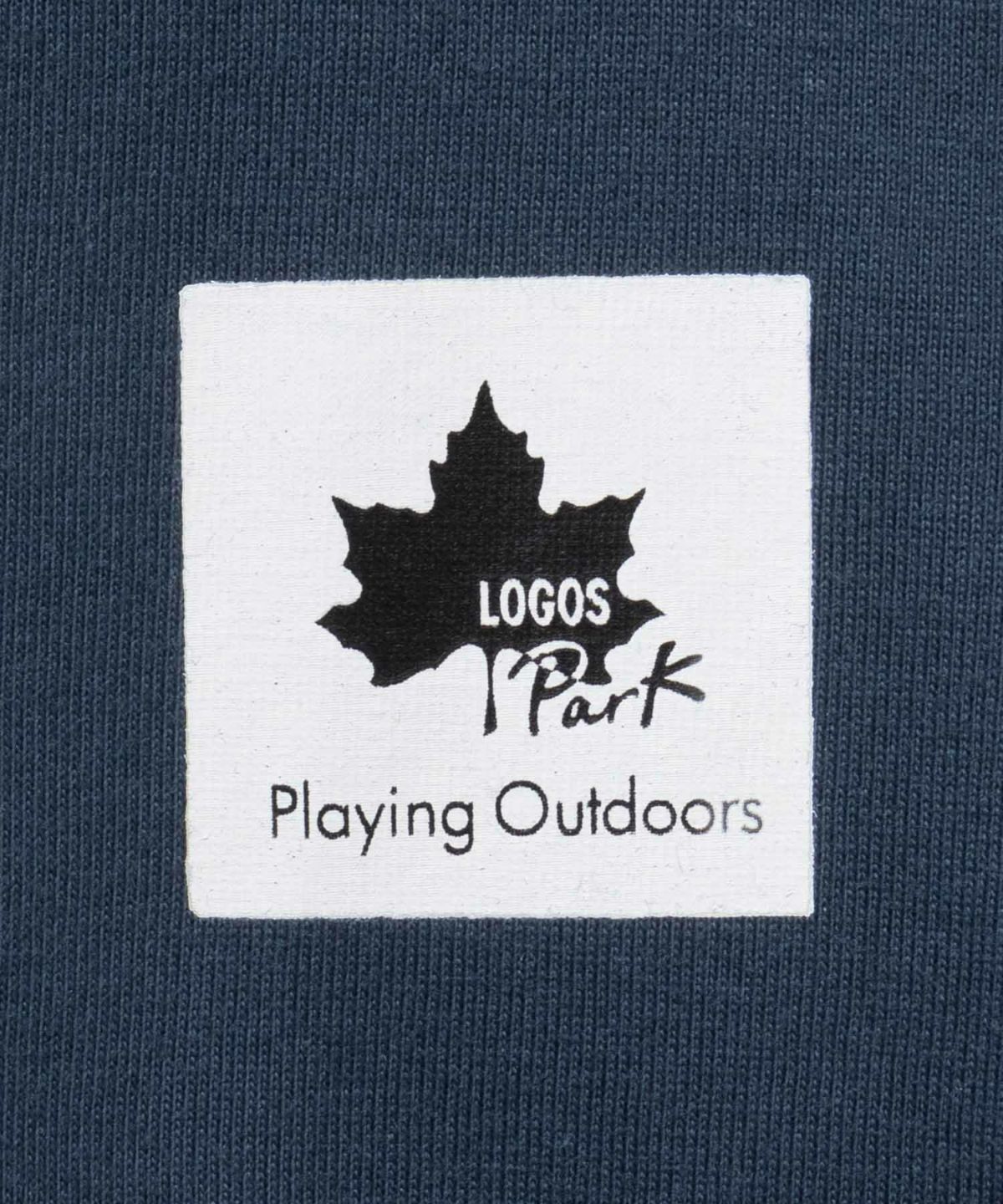【WEB限定】LOGOS PARK ワンポイントロゴロングスリーブTシャツ メンズ