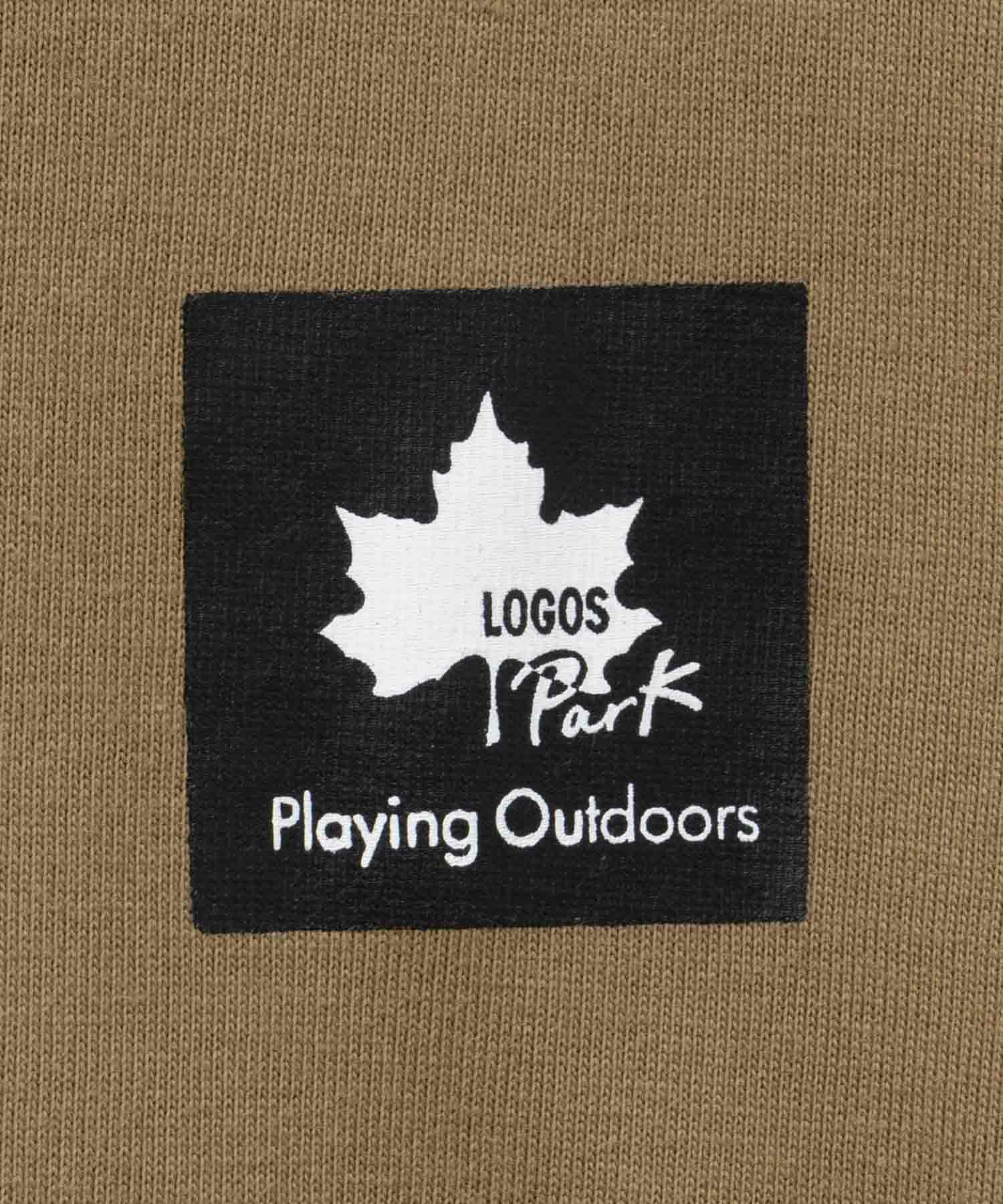 【WEB限定】LOGOS PARK ワンポイントロゴロングスリーブTシャツ メンズ