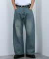 【WEB限定】デニムカーブワイドパンツ メンズ