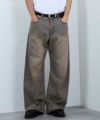 【WEB限定】デニムカーブワイドパンツ メンズ