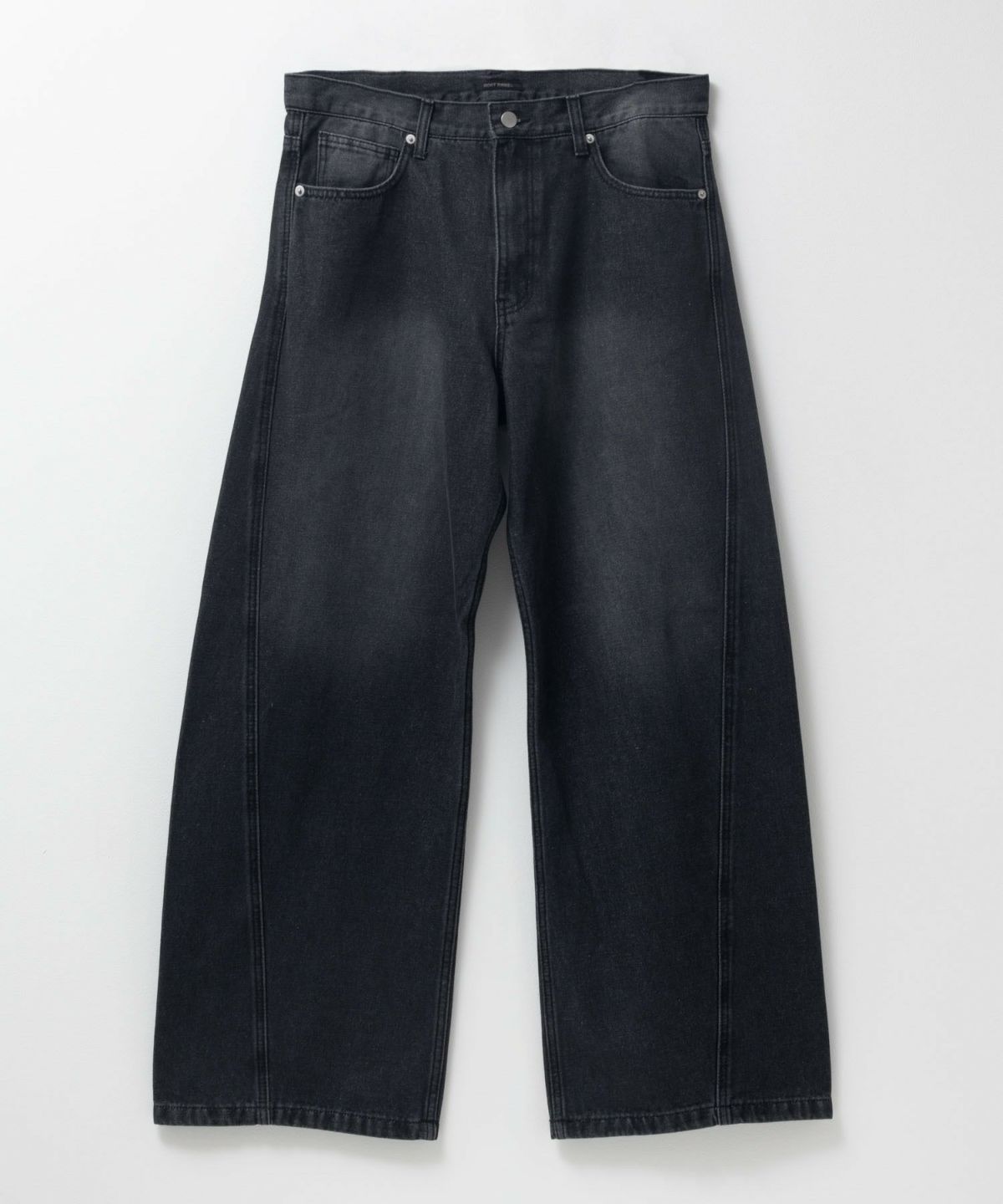 【WEB限定】デニムカーブワイドパンツ メンズ