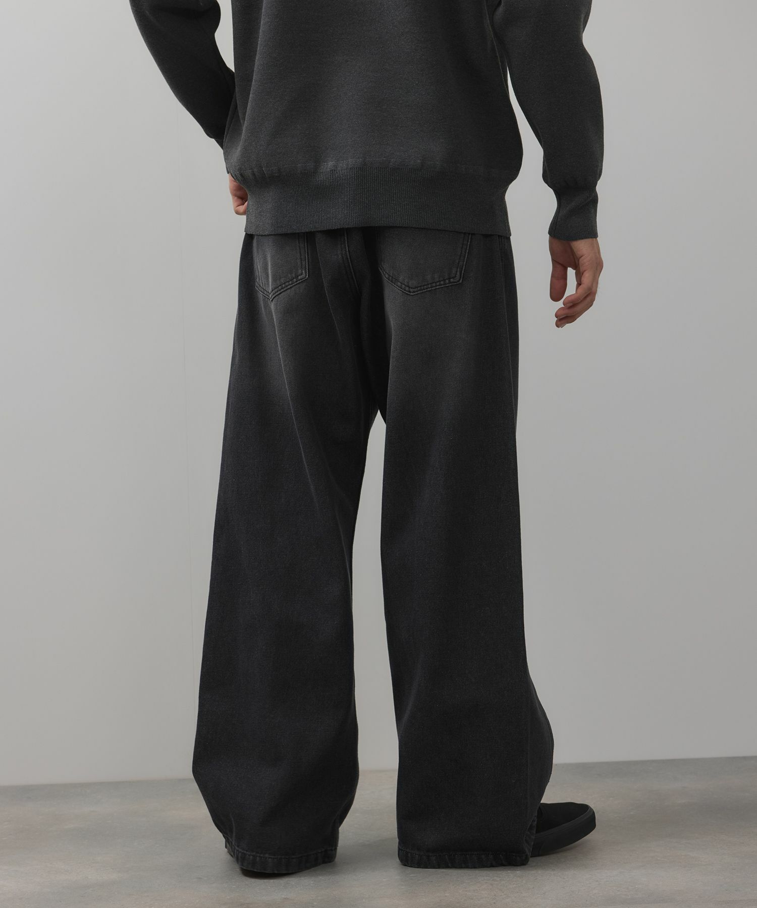 【WEB限定】デニムカーブワイドパンツ メンズ商品サムネイル-6