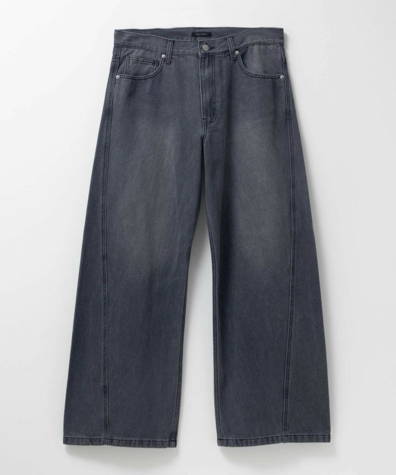 【WEB限定】デニムカーブワイドパンツ メンズ商品画像-9