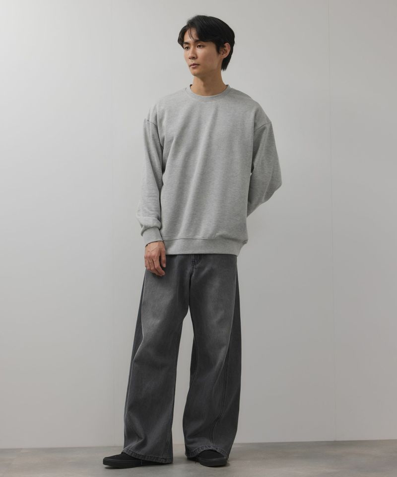 【WEB限定】デニムカーブワイドパンツ メンズ商品画像-9