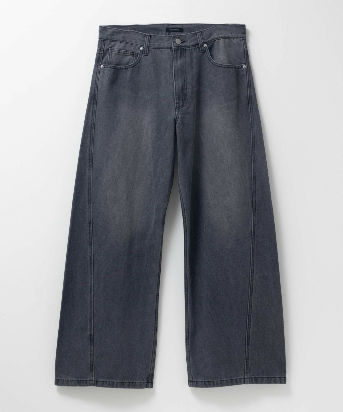 【WEB限定】デニムカーブワイドパンツ メンズ