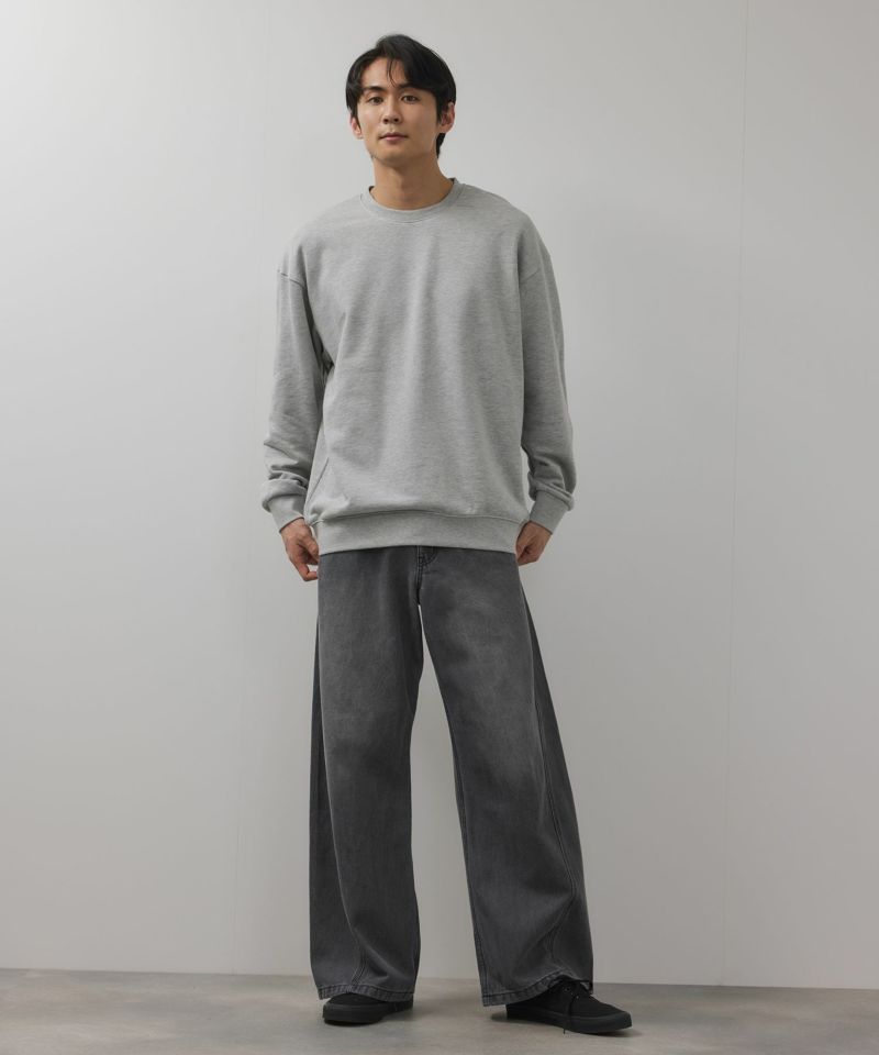 【WEB限定】デニムカーブワイドパンツ メンズ商品画像-10