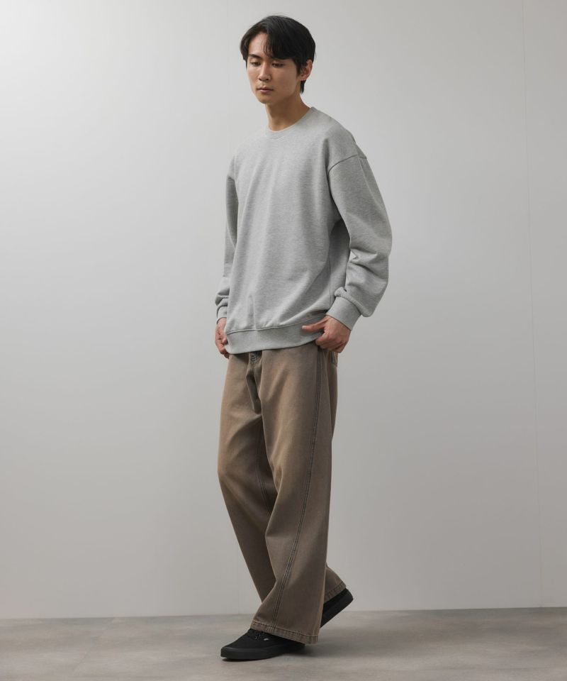 【WEB限定】デニムカーブワイドパンツ メンズ商品画像-14