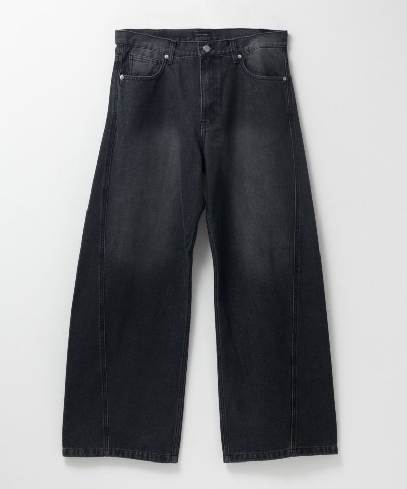 【WEB限定】デニムカーブワイドパンツ メンズ商品画像-15