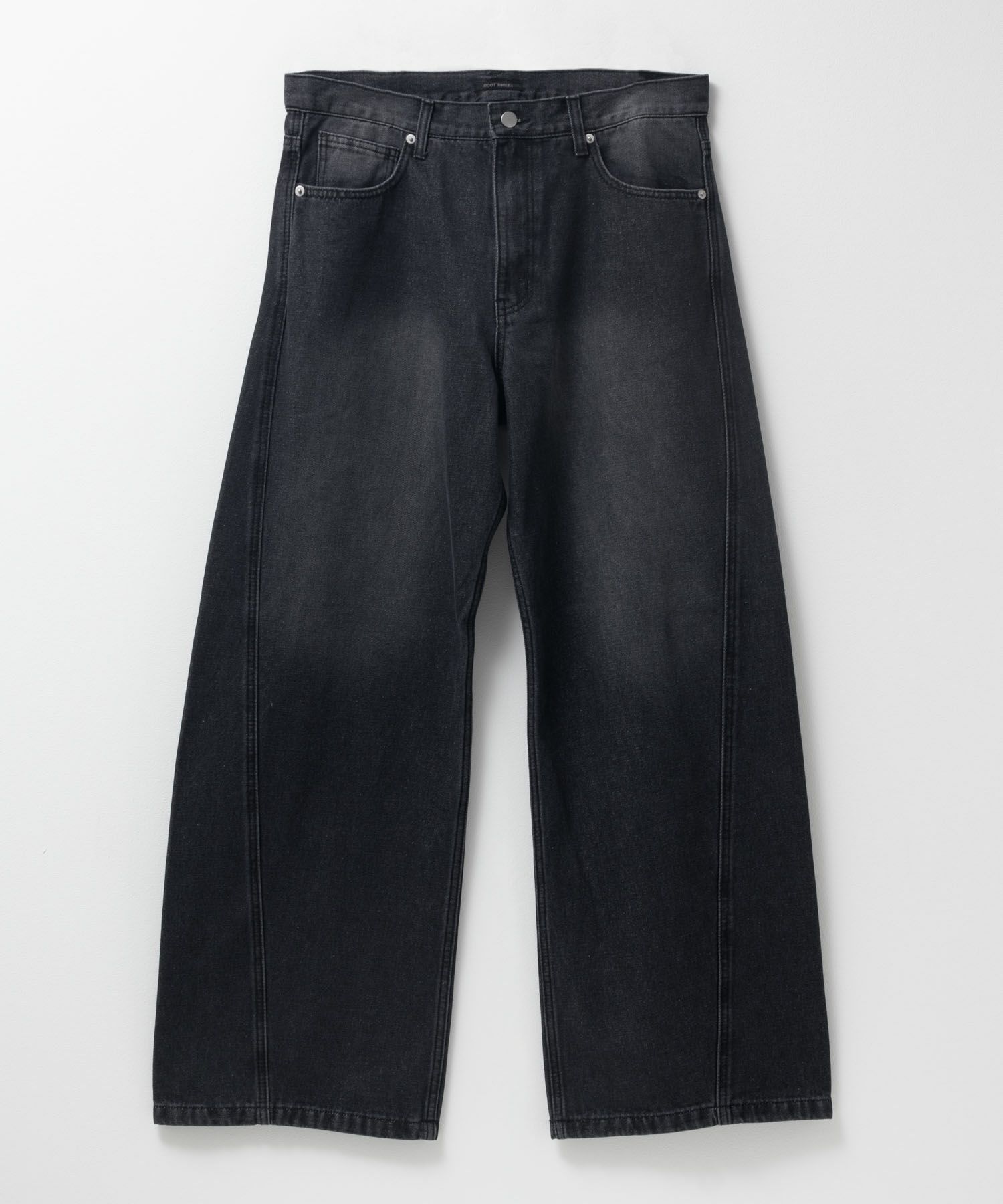【WEB限定】デニムカーブワイドパンツ メンズ