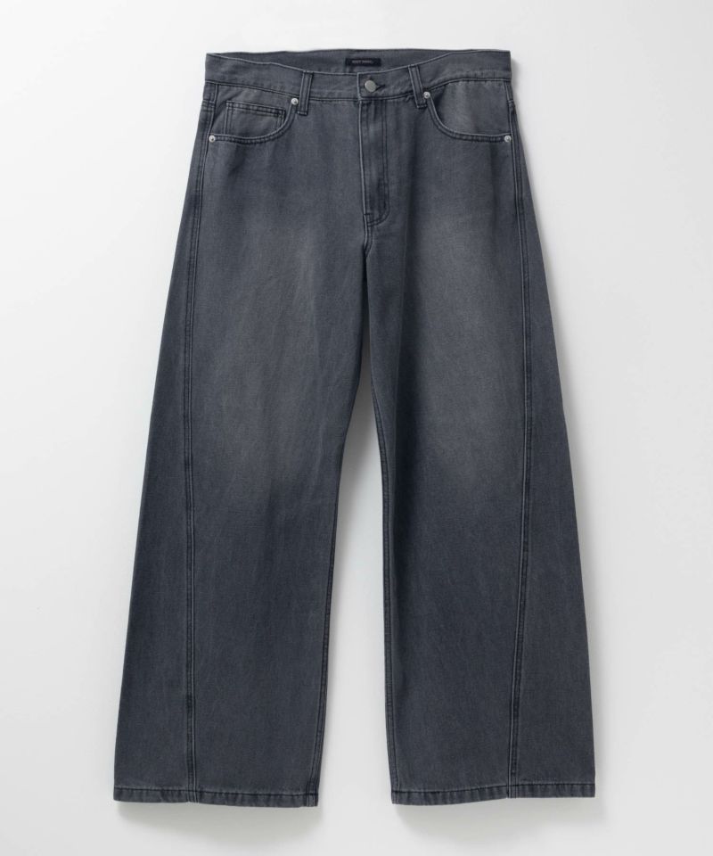 【WEB限定】デニムカーブワイドパンツ メンズ商品画像-17