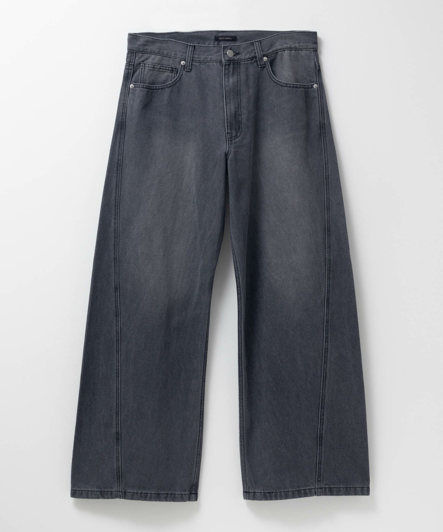 【WEB限定】デニムカーブワイドパンツ メンズ