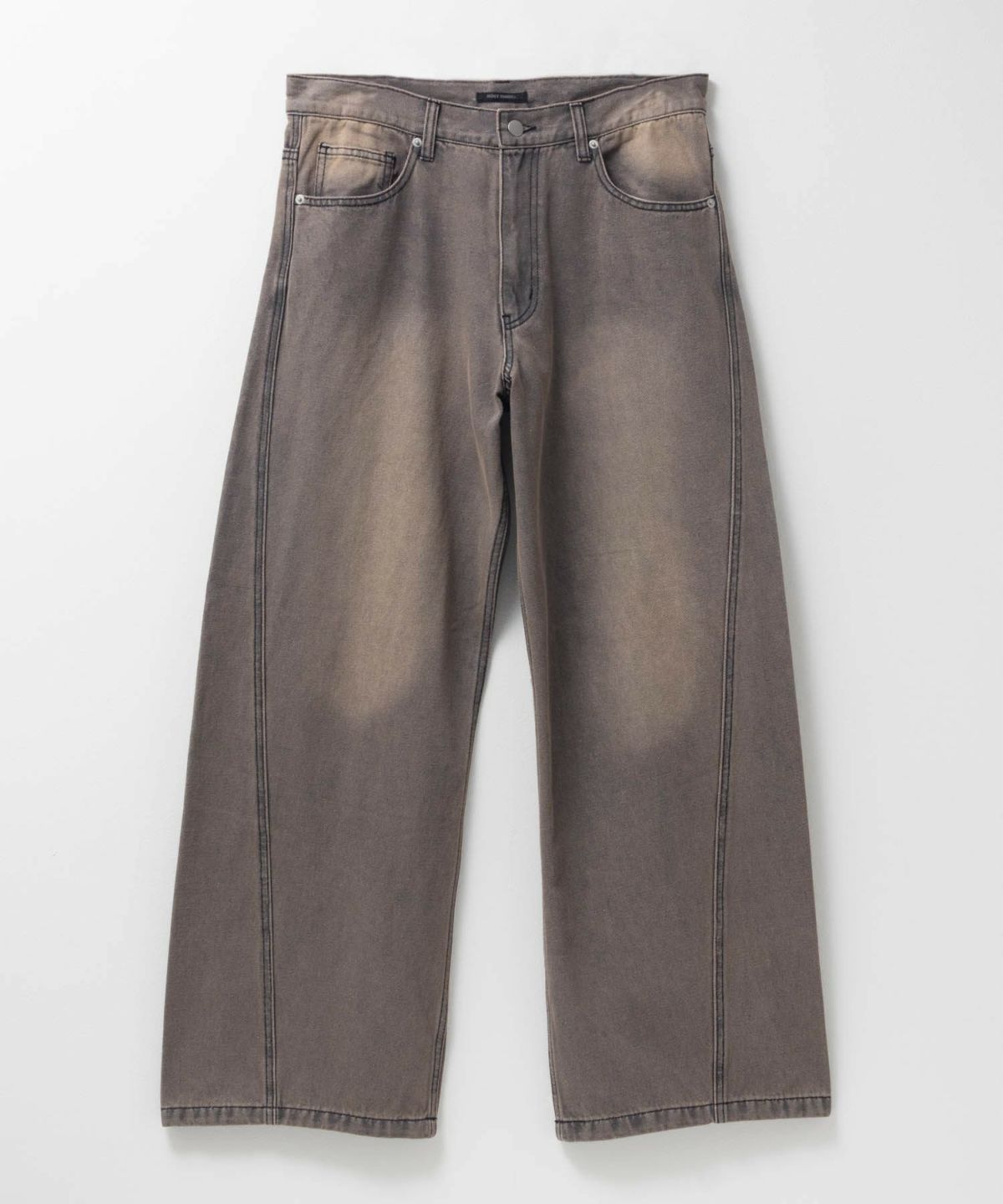 【WEB限定】デニムカーブワイドパンツ メンズ