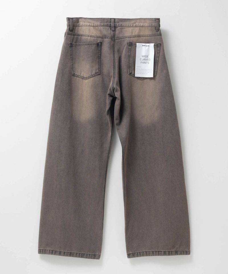 【WEB限定】デニムカーブワイドパンツ メンズ商品画像-20