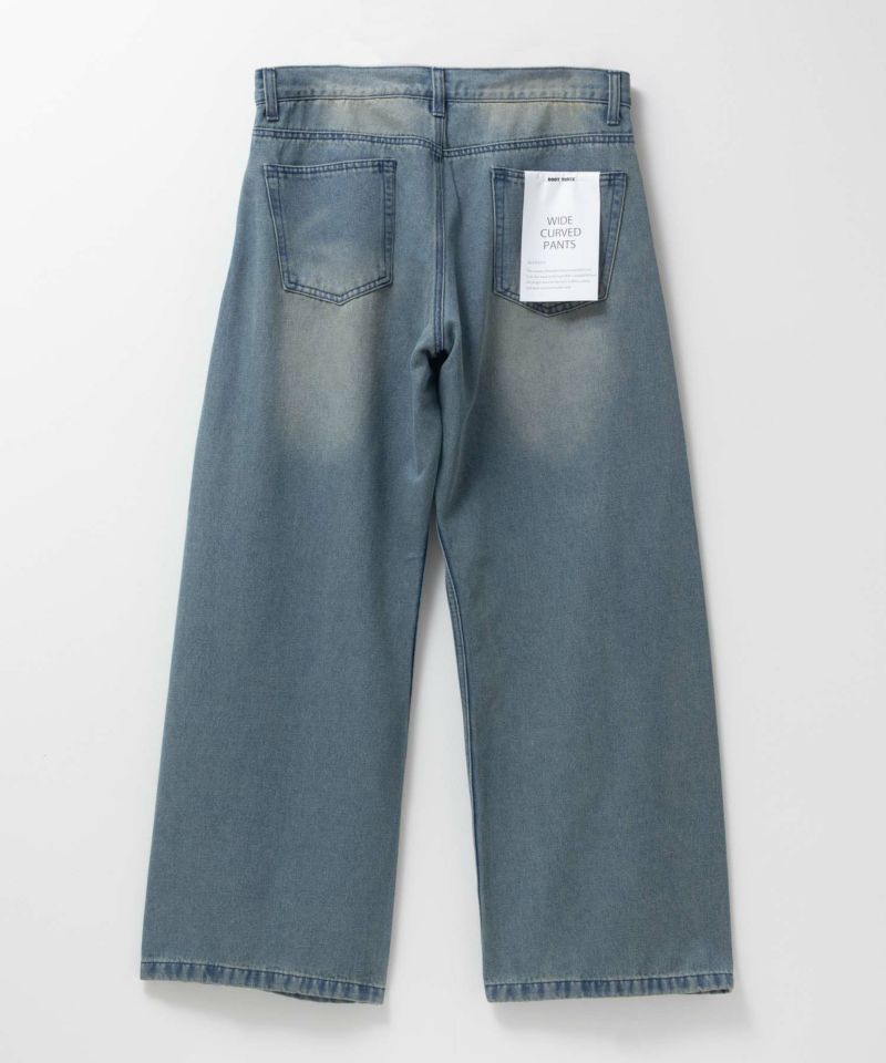 【WEB限定】デニムカーブワイドパンツ メンズ商品画像-20