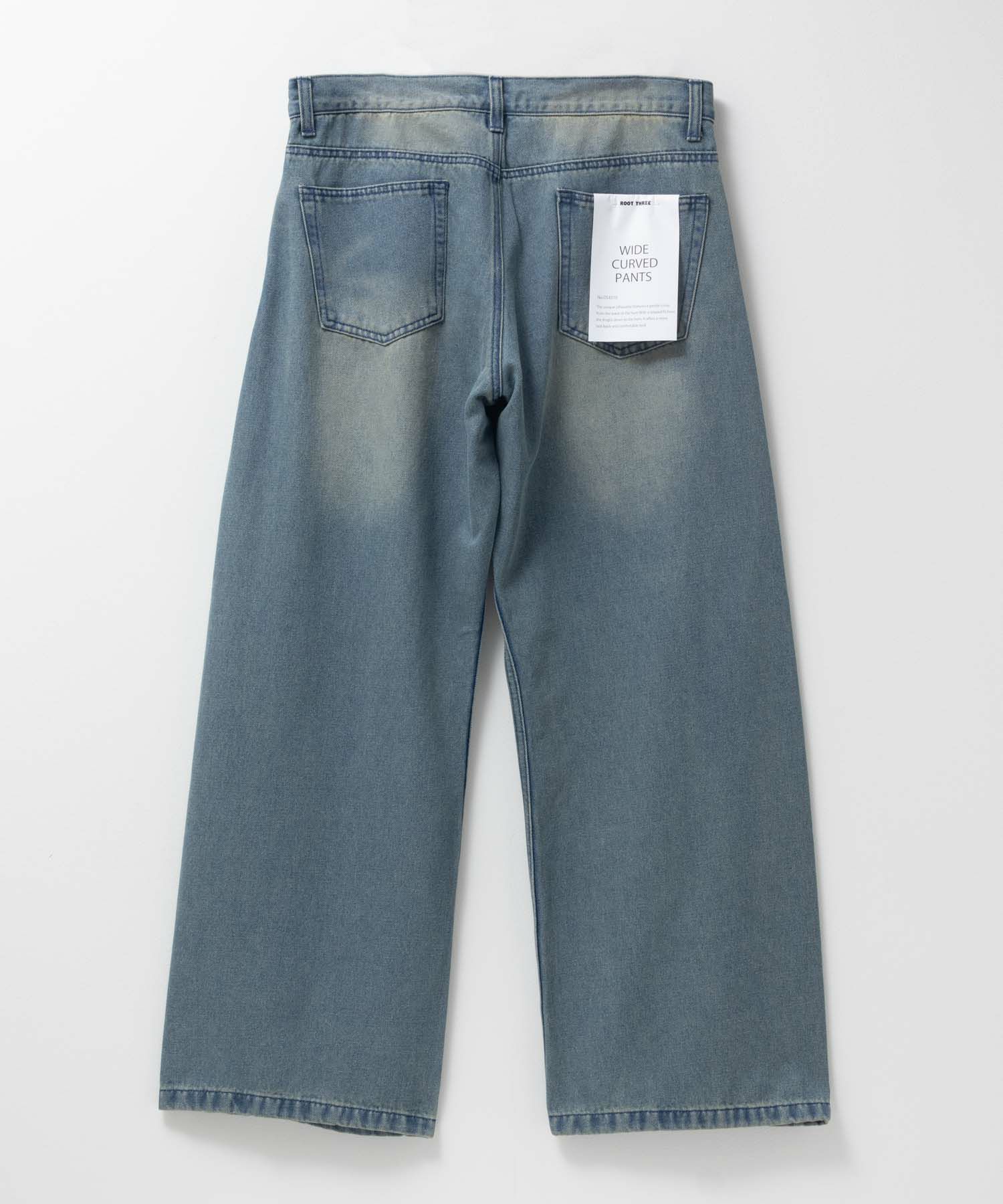 【WEB限定】デニムカーブワイドパンツ メンズ商品サムネイル-20