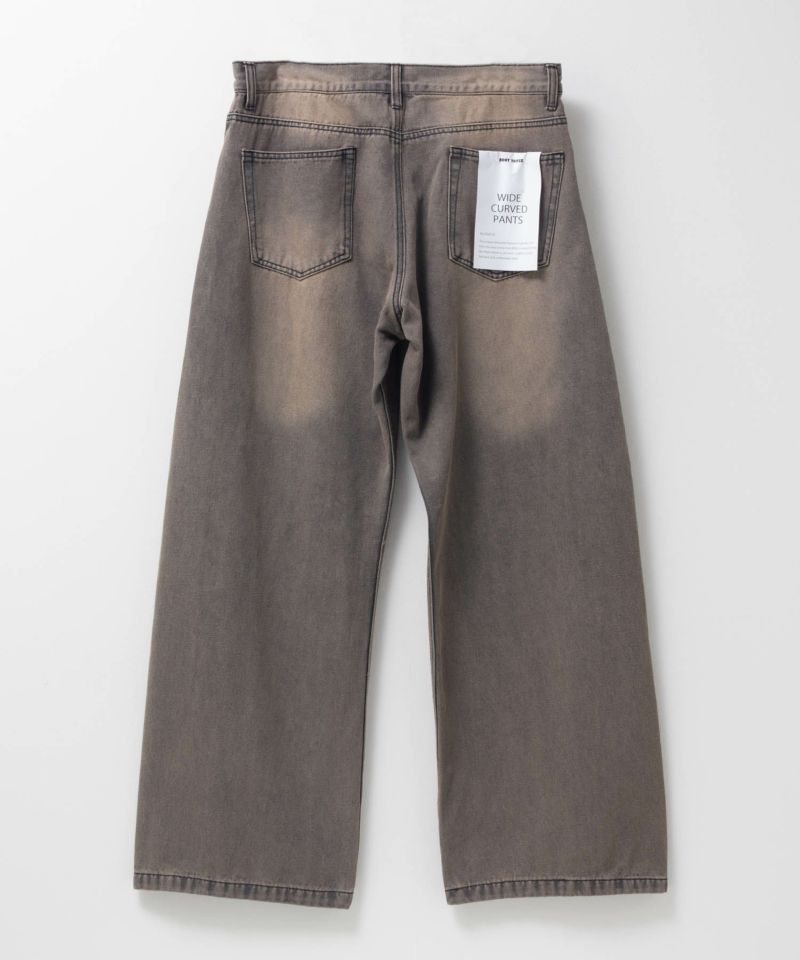 【WEB限定】デニムカーブワイドパンツ メンズ商品画像-22