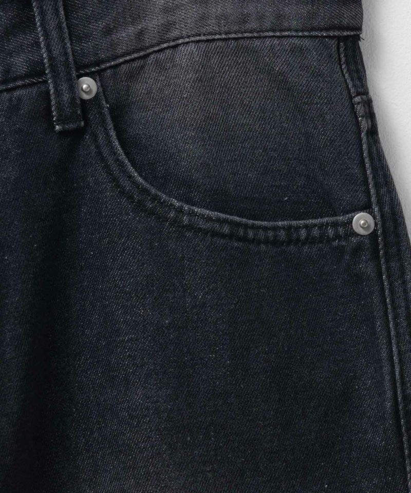 【WEB限定】デニムカーブワイドパンツ メンズ商品画像-24