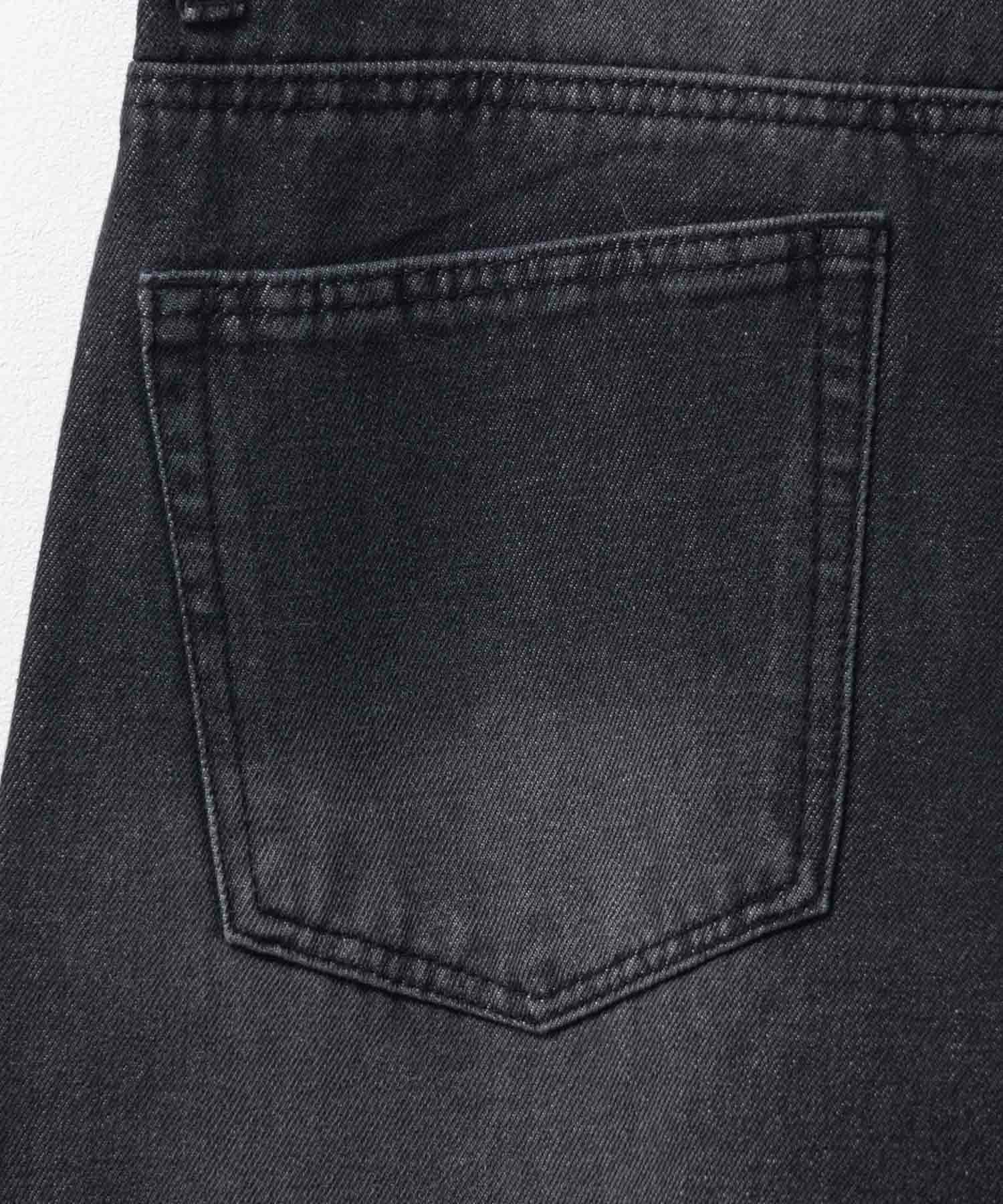 【WEB限定】デニムカーブワイドパンツ メンズ