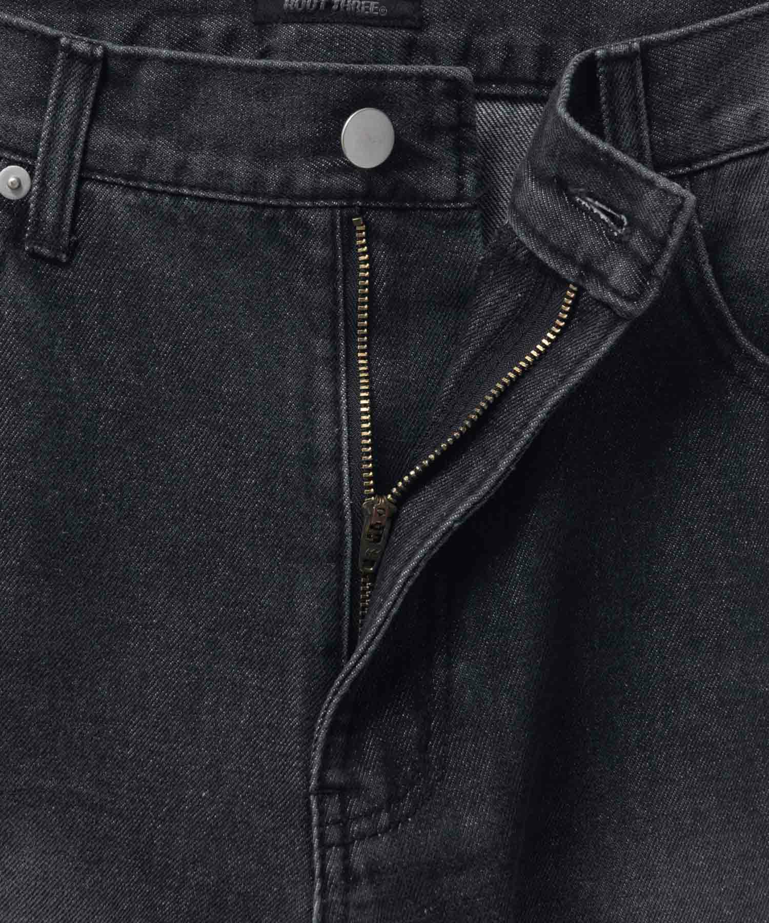 【WEB限定】デニムカーブワイドパンツ メンズ