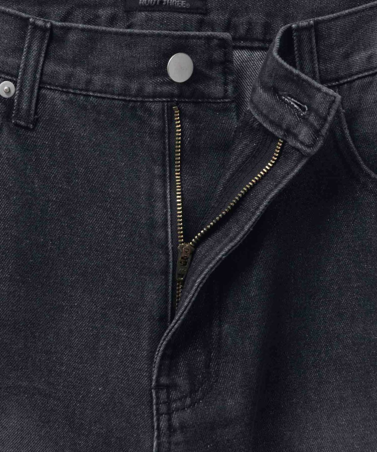 【WEB限定】デニムカーブワイドパンツ メンズ