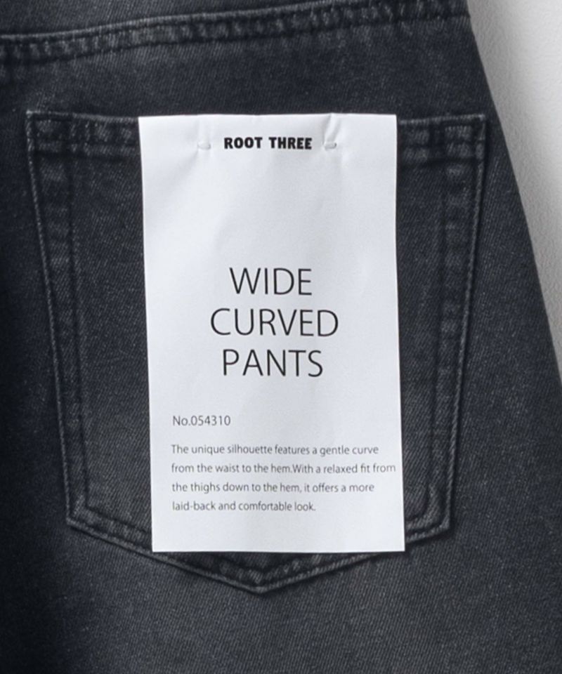 【WEB限定】デニムカーブワイドパンツ メンズ商品画像-27