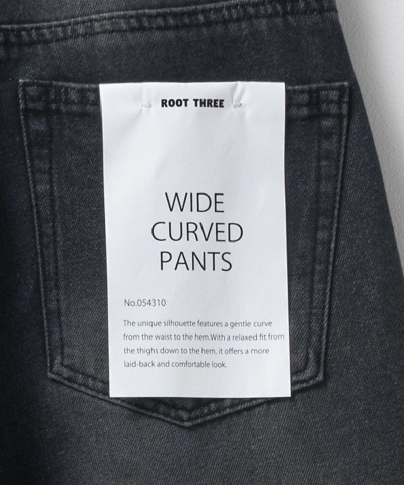 【WEB限定】デニムカーブワイドパンツ メンズ商品画像-27