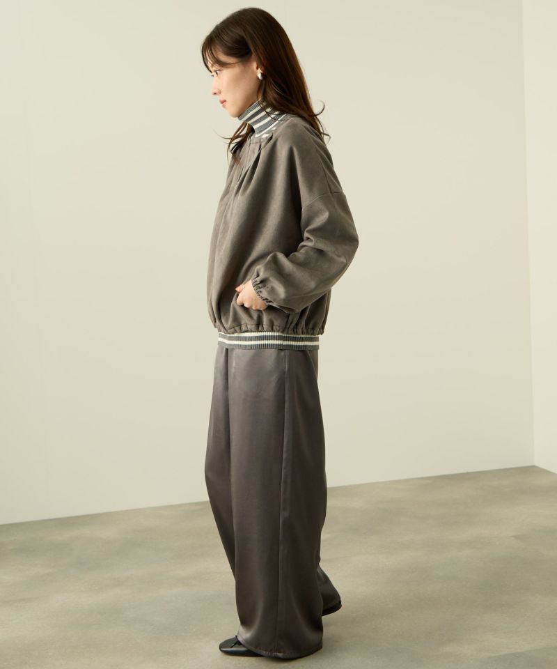 [最終さらに50%OFF]nAvy  スエードポンチブルゾン レディース商品画像-11