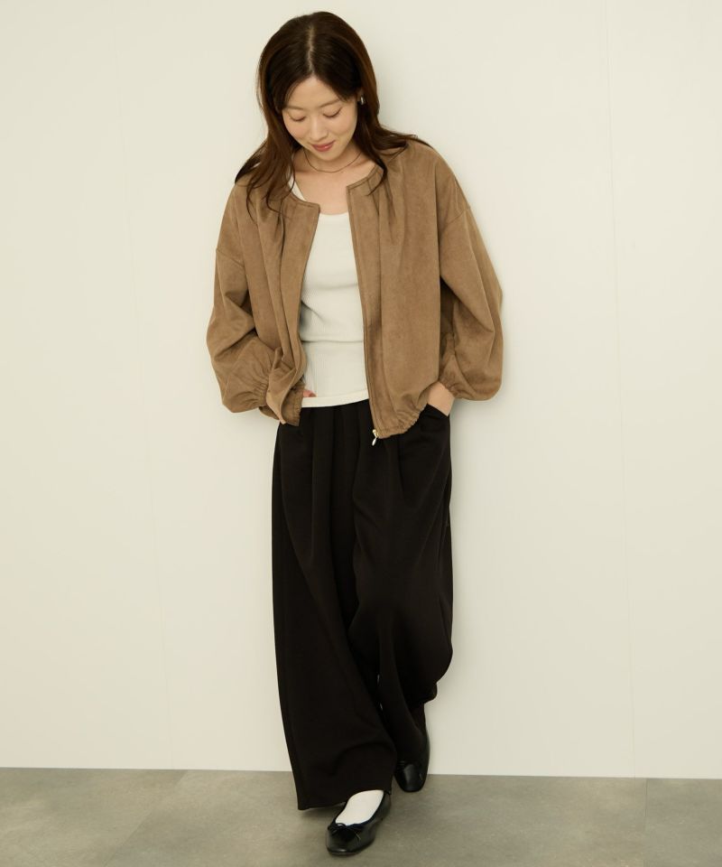 nAvy  スエードポンチブルゾン レディース商品画像-15