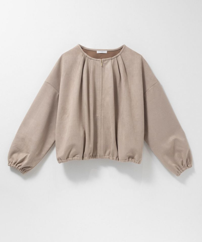 [最終さらに50%OFF]nAvy  スエードポンチブルゾン レディース商品画像-16