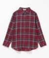 nAvy コットンネルチェックシャツ レディース