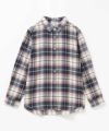 nAvy コットンネルチェックシャツ レディース