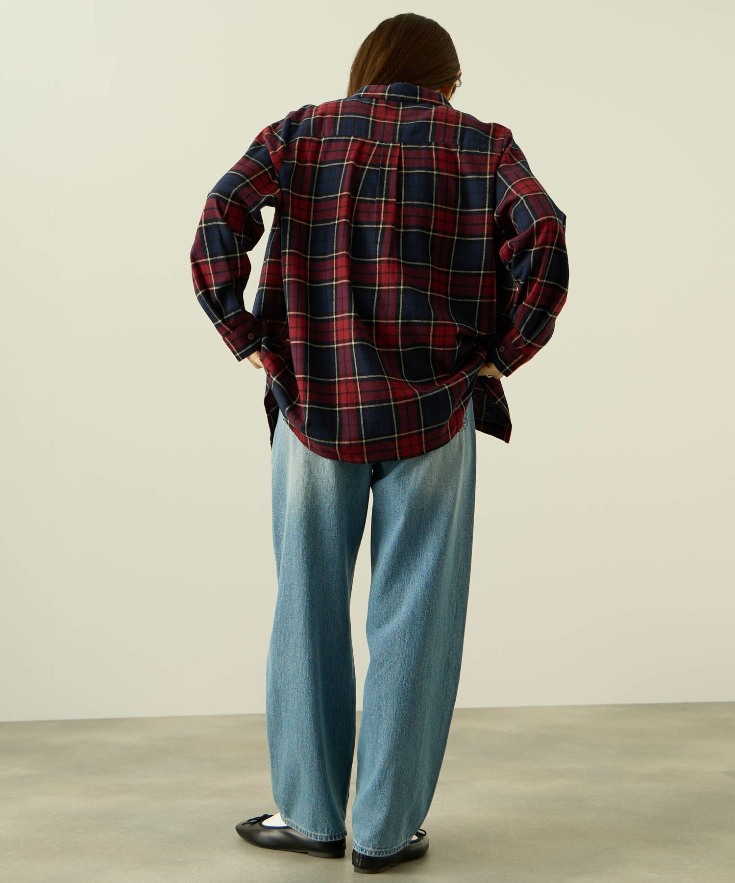 nAvy  コットンネルチェックシャツ レディース商品画像-11